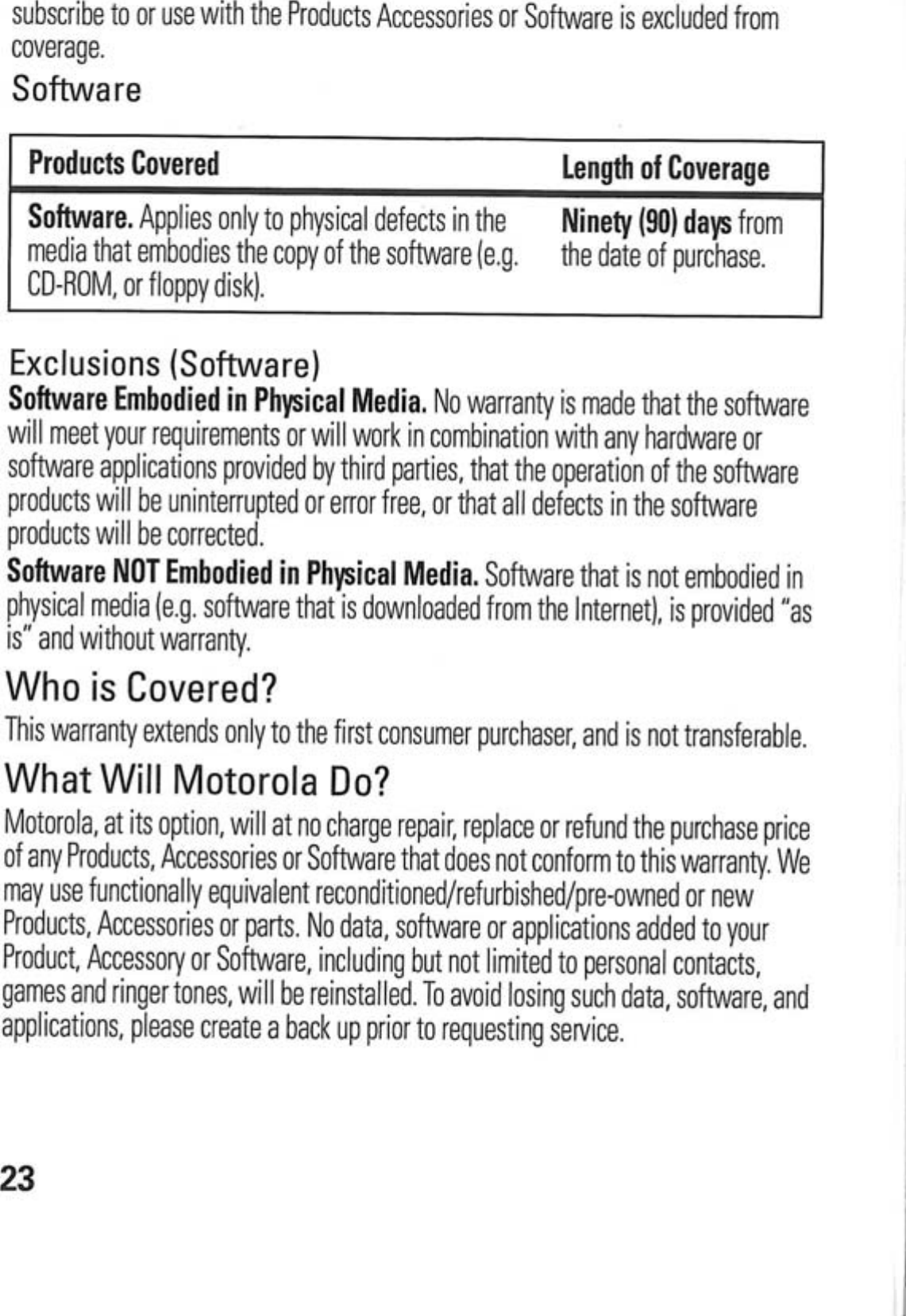 Motorola h720 bluetooth manual